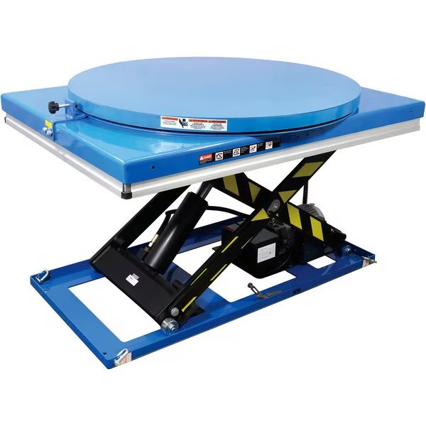 Optional Pallet Carousel For  Power Lift Tables, 40 Dia., 4000 Lb. Capacity, Global Industrial, Mfr#: 989041